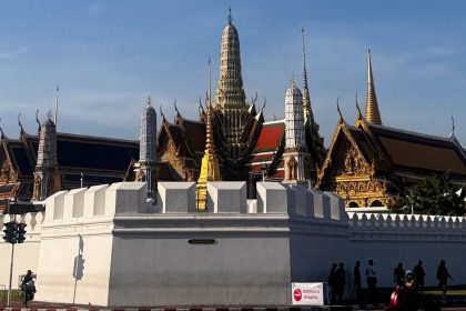 L'enceinte du Grand Palais de Bangkok, siège historique de la monarchie
