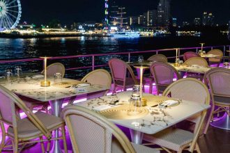 Le Chao Phraya un soir de fête, décor des célébrations de Loi Krathong à Bangkok
